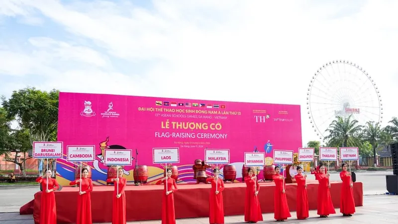 Lễ thượng cờ của ASG 2024 đã được tổ chức sáng 1-6 tại Đà Nẵng. Ảnh: ASG 2024