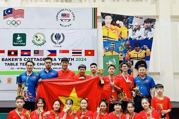 Bóng bàn Việt Nam đã thành lập đội tuyển để dự giải vô địch trẻ châu Á 2024. Ảnh: VTTF