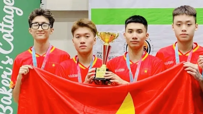 Các tay vợt trẻ của bóng bàn Việt Nam sẽ thi đấu giải lần này. Ảnh: VTTF
