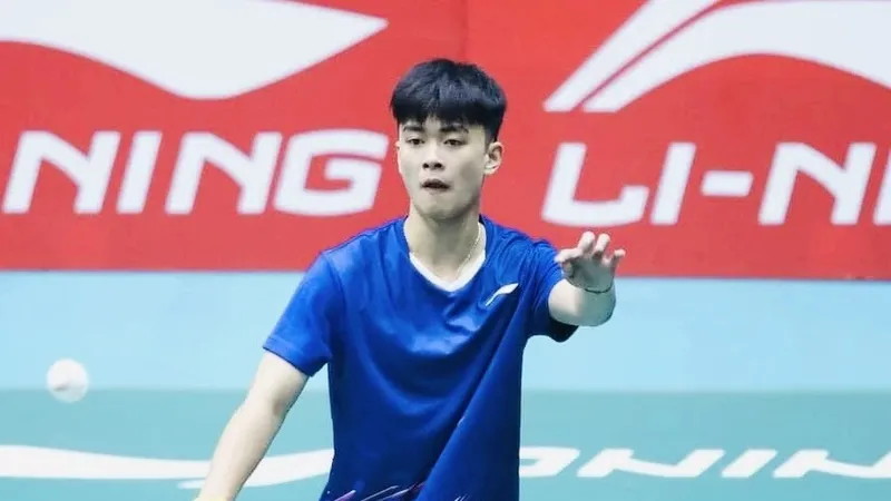 Trần Quốc Khánh đã nỗ lực nhưng đội cầu lông trẻ Việt Nam chưa có kết quả tốt nhất. Ảnh: MINH MINH