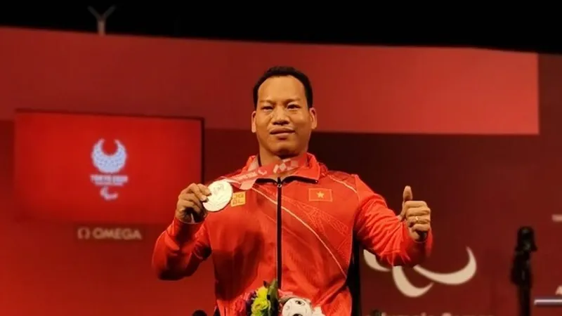 Lê Văn Công là 1 trong những niềm hy vọng giành huy chương của thể thao người khuyết tật Việt Nam. Ảnh: PARALYMPICVN