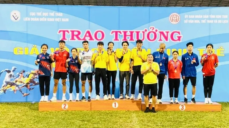 Điền kinh TPHCM có kết quả đáng chú ý ở nội dung tiếp sức hỗn hợp 4x100m. Ảnh: ĐKTPHCM
