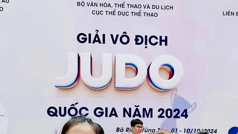 Nguyễn Thị Thanh Thủy đã hồi phục chấn thương và thi đấu, giành HCV giải judo vô địch quốc gia 2024. Ảnh: TH.THỦY