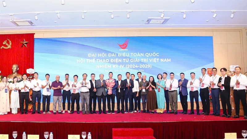 Hội thể thao điện tử giải trí Việt Nam đã bầu ban chấp hành khóa mới. Ảnh; CỤC TDTT