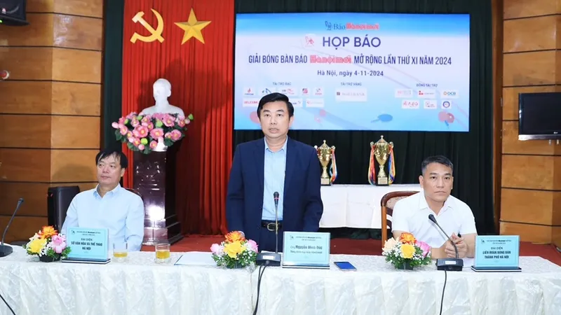 Giải bóng bàn báo Hà Nội Mới mở rộng 2024 thu hút con số kỷ lục gần 400 tay vợt tham gia. Ảnh: TUYẾT MINH