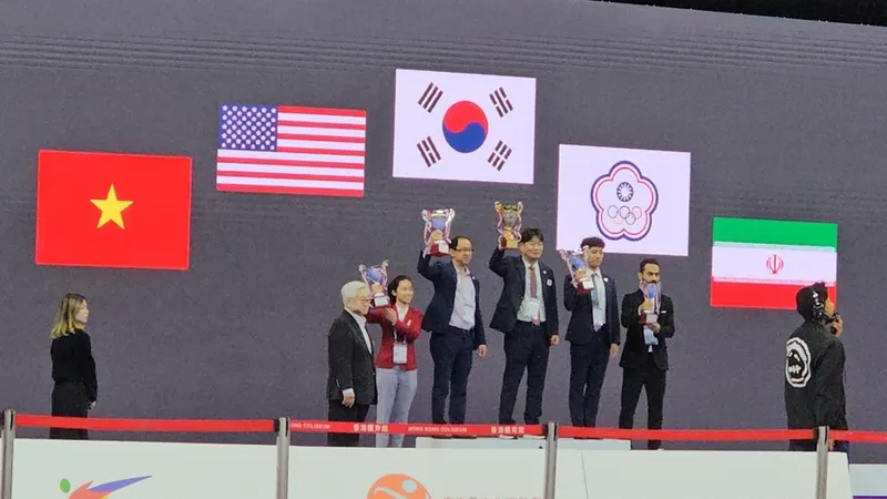 Taekwondo Việt Nam có hạng 4 ở giải quyền thế giới 2024 với 3 tấm HCV quan trọng. Ảnh: TH.HUY