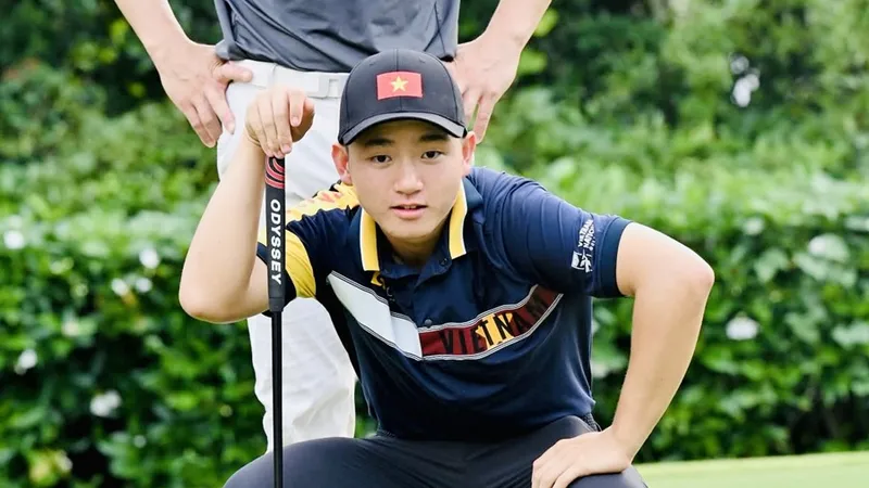 Nguyễn Anh Minh đang giữ hạng 53 trên bảng xếp hạng golf nghiệp dư thế giới. Ảnh: VGA