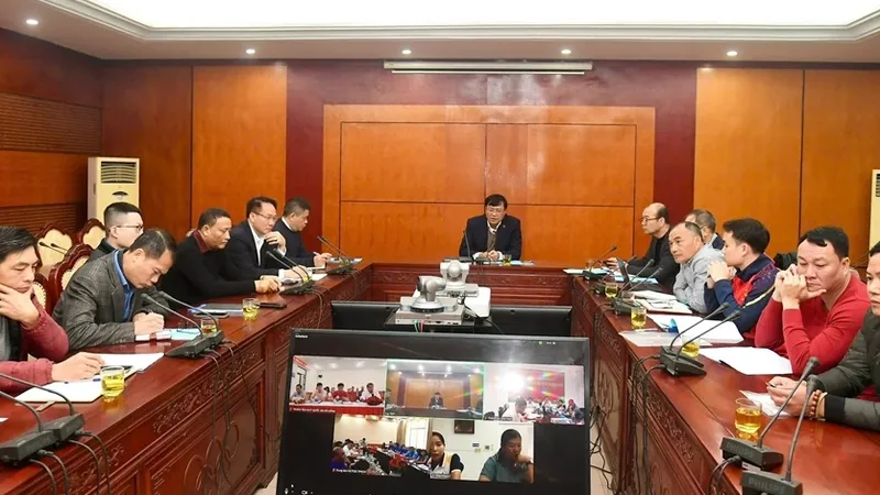 Ngành thể thao làm việc về báo cáo kế hoạch chuyên môn đối với các đội tuyển thể thao trẻ quốc gia năm 2025. Ảnh: CỤCTDTT