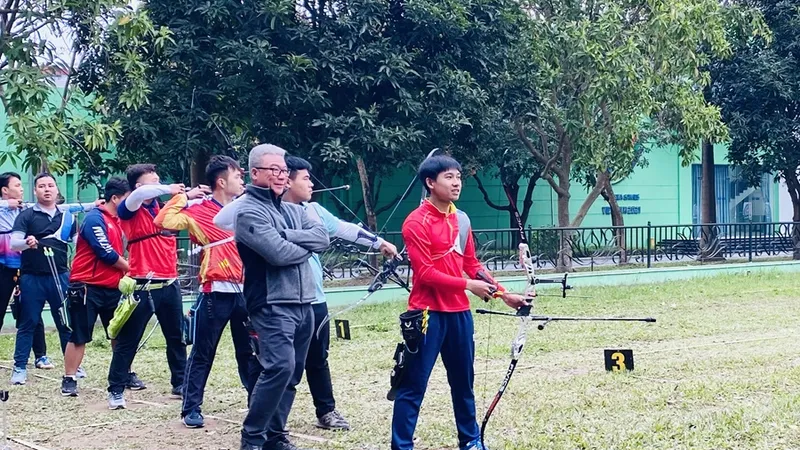 Bắn cung Việt Nam sẽ tuyển chọn kỹ lưỡng tuyển thủ sau đợt kiểm tra nội bộ về chuyên môn. Ảnh: MINH MINH