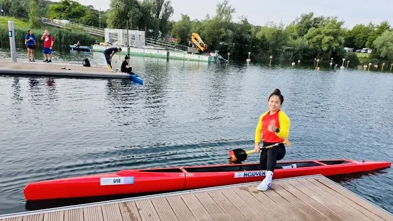 Nguyễn Thị Hương đã gia nhập đơn vị Hải Phòng khi rời thể thao Vĩnh Phúc. Ảnh: ĐOÀNTTVN