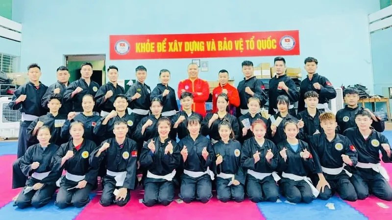 Đội tuyển pencak silat Việt Nam đặt mục tiêu thi đấu với kết quả tốt nhất tại SEA Games 33-2025 vào tháng 12 năm nay. Ảnh: SILATVN