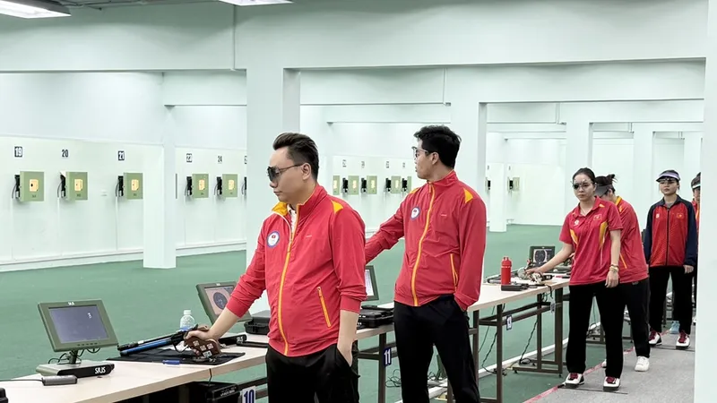 Bắn súng là môn đã giành HCV cho thể thao Việt Nam tại đấu trường Olympic, ASIAD nên có cơ hội nhận đầu tư trọng điểm để phát triển chuyên môn tốt nhất. Ảnh: MINH MINH