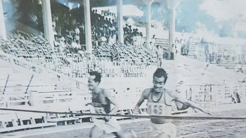 Giải điền kinh toàn quốc lần thứ nhất đã tổ chức năm 1976 tại Hà Nội. Ảnh: TRUNG HINH