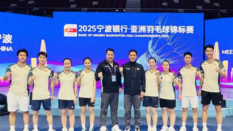 Đội cầu lông Việt Nam đang tập trung chuẩn bị chuyên môn hướng tới SEA Games 33-2025 cuối năm nay. Ảnh: VBF