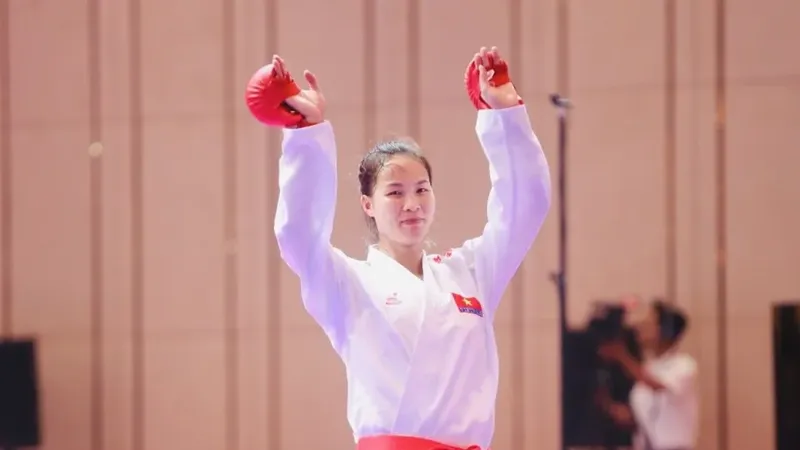 Tuyển thủ karate Việt Nam tự tin chuẩn bị chuyên môn để thi đấu giải vô địch châu Á 2025. Ảnh: DŨNG PHƯƠNG