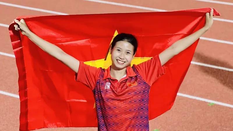 Nguyễn Thị Hường không bảo vệ được tấm HCĐ từng có cách đây 2 năm dù đã nỗ lực thi đấu. Ảnh: HƯỜNG NGUYỄN