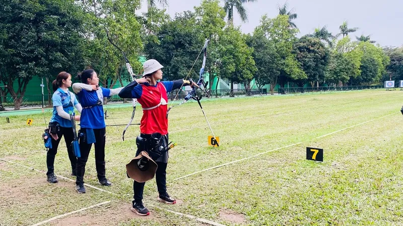 VĐV thể thao có chế độ tốt sẽ nỗ lực tập luyện, thi đấu để giành các kết quả cao nhất. Ảnh: MINH MINH