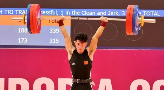 Lực sĩ Trần Minh Trí sẽ có cơ hội biết thêm các đối thủ tại giải vô địch Đông Nam Á 2025. Ảnh: DŨNG PHƯƠNG