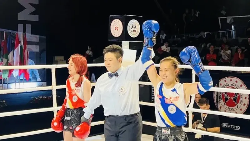 Nhà vô địch thế giới Huỳnh Hà Hữu Hiếu sẽ có cơ hội thi đấu giải vô địch châu Á 2025 ở Thái Nguyên sắp tới. Ảnh: IFMA