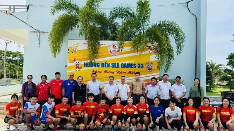 Đội tuyển xe đạp Việt Nam vẫn đang tích cực tập luyện chuẩn bị SEA Games 33-2025 dù chưa biết lộ trình cụ thể. Ảnh: NGỌC VŨ