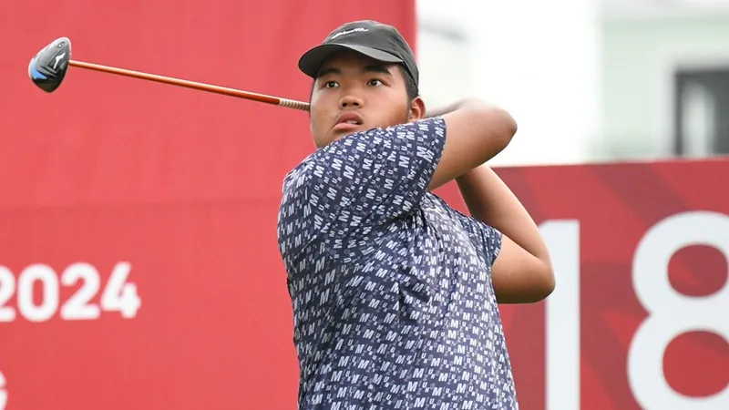 Golfer Nguyễn Đức Sơn sẽ tham dự giải vô địch quốc gia năm nay để tìm cơ hội bảo vệ vị trí số 1. Ảnh: NHƯ Ý
