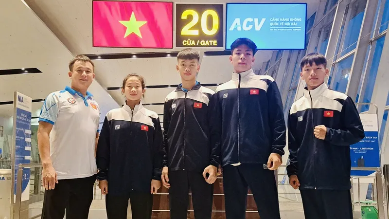 Võ sĩ MMA Việt Nam tham dự giải vô địch trẻ châu Á 2025. Ảnh: NGỌC TƯỚC