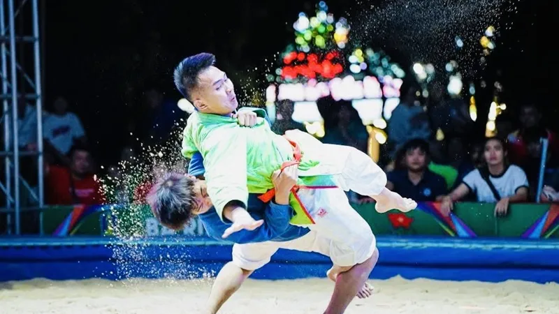 Tuyển thủ kurash Việt Nam sẽ thi đấu giải vô địch Đông Nam Á và vô địch bãi biển Đông Nam Á tại Indonesia. Ảnh: NGUYỄN HỮU