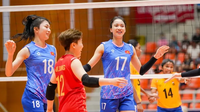 Bóng chuyền nữ Việt Nam nhận chỉ tiêu giành HCV SEA Games 33-2025. Ảnh: AVC