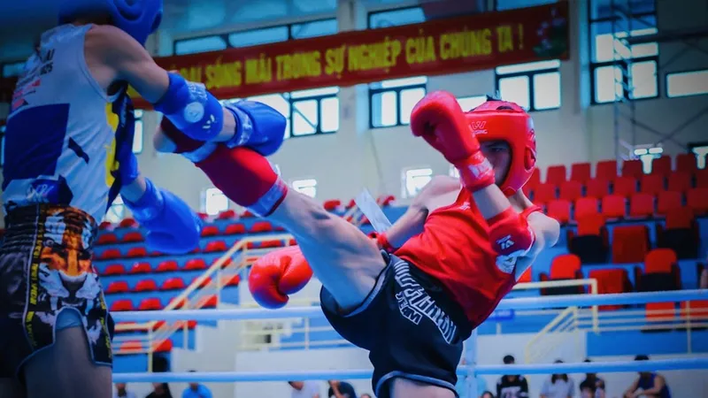 Võ sĩ muay đã thi đấu giải vô địch quốc gia 2025 để nhà quản lý tuyển chọn những người có thành tích tốt nhất. Ảnh: MUAYVN