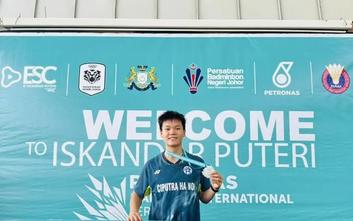 Tay vợt Bùi Bích Phương có ngôi á quân đơn nữ giải đấu tại Malaysia. Ảnh: B.PHƯƠNG
