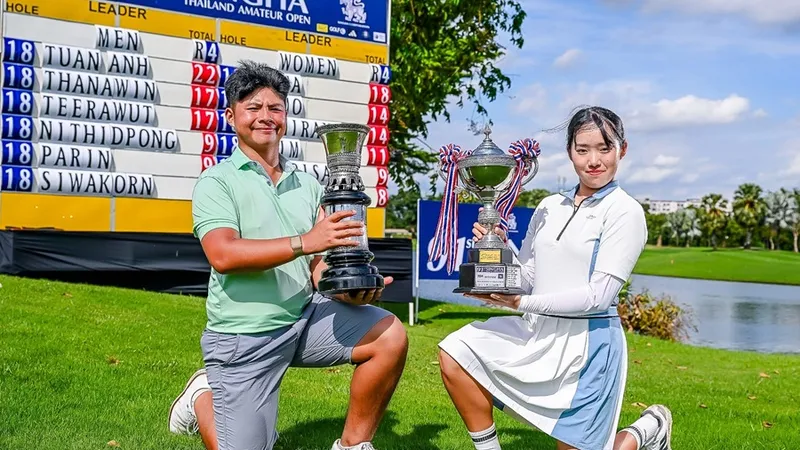 Nguyễn Tuấn Anh giành ngôi vô địch tại giải Thailand Amateur Open 2025. Ảnh: TGA
