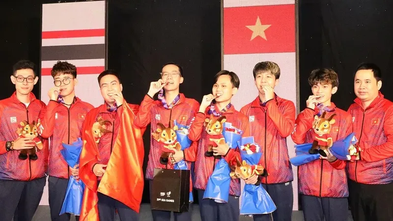 Thể thao điện tử là đội tuyển tham dự SEA Games 33-2025 bằng kinh phí xã hội hóa. Ảnh: VNP