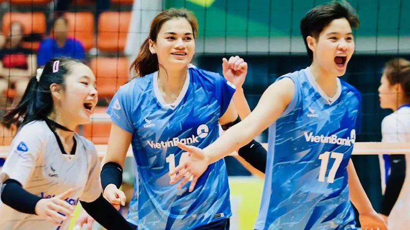Ngân hàng Công Thương tiếp tục thi đấu tại lượt trận thứ 3 của giải. Ảnh: DŨNG PHƯƠNG