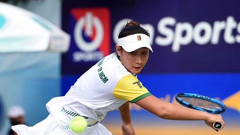 Đương kim vô địch đơn nữ quốc gia Trần Thụy Thanh Trúc sẽ tham dự SEA Games 33-2025. Ảnh: VTF