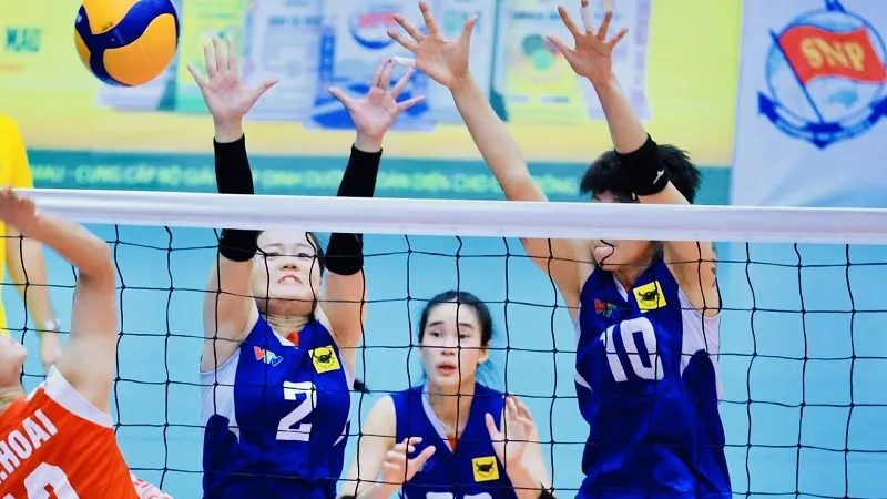 Đội nữ trẻ VTV Bình Điền Long An sẽ thi đấu trận tứ kết tại giải năm nay ở Hà Tĩnh. Ảnh: DŨNG PHƯƠNG