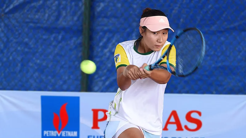 Tay vợt Trần Thụy Thanh Trúc là 1 trong 5 tuyển thủ nữ tham dự SEA Games 33-2025. Ảnh: VTF