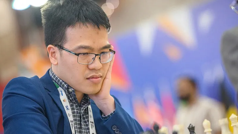 Lê Quang Liêm đã thi đấu trận đầu cờ tiêu chuẩn tại vòng 5 của World Cup 2025. Ảnh: FIDE