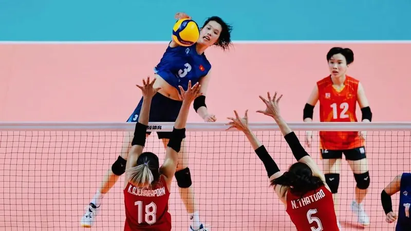 Môn bóng chuyền tại SEA Games 33-2025 sẽ được tường thuật trực tiếp trên truyền hình như từng được thực hiện tại SEA Games 32-2023. Ảnh: DŨNG PHƯƠNG