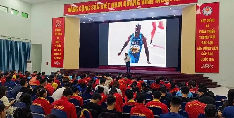 HLV, VĐV chuẩn bị cho SEA Games 33-2025 đã được phổ cập các kiến thức về phòng, chống doping. Ảnh: TRỌNG HẢI