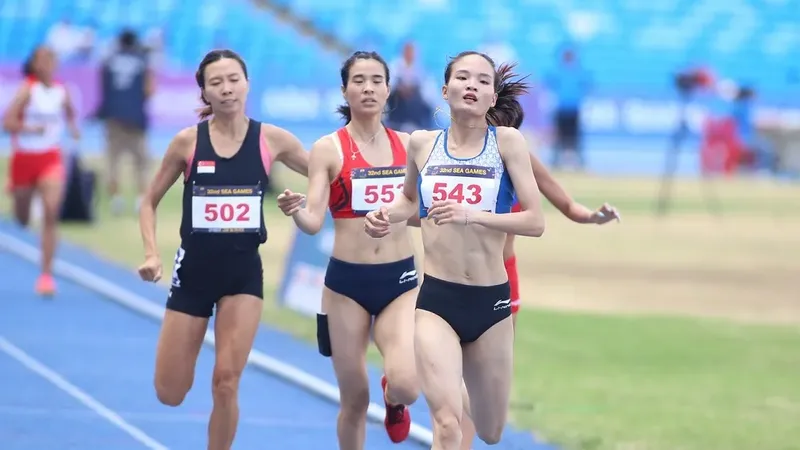 Nguyễn Thị Thu Hà không thể giành HCV như từng có ngôi vô địch tại SEA Games 32-2023. Ảnh: DŨNG PHƯƠNG