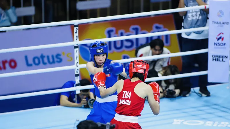 Hà Thị Linh đã giành chiến thắng tại SEA Games 33-2025. Ảnh: DP