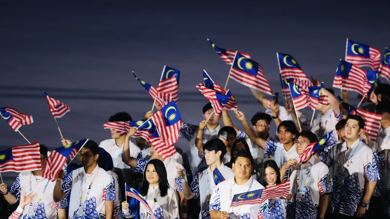 Đoàn thể thao Malaysia tại SEA Games 33-2025. Ảnh: DŨNG PHƯƠNG