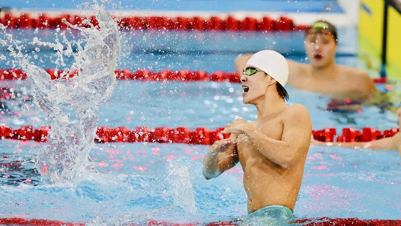 Kình ngư Trần Hưng Nguyên đã thi đấu hiệu quả tại SEA Games 33-2025. Ảnh: DŨNG PHƯƠNG
