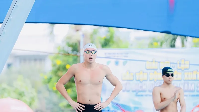 Tuyển thủ Lương Jeremie Loic Nino của TPHCM tiếp tục có kết quả HCV tại giải. Ảnh: VASA