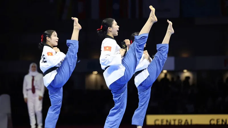 Taekwondo là môn từng mang về tấm huy chương Olympic đầu tiên cho thể thao Việt Nam vào năm 2000. Ảnh: DŨNG PHƯƠNG