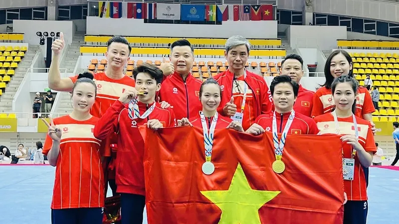 Đội tuyển TDDC Việt Nam đã thi đấu đạt các tấm huy chương quan trọng tại SEA Games 33-2025. Ảnh: MINH SANG