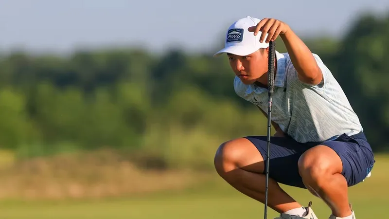 Nguyễn Anh Minh vẫn đang là golf thủ Việt Nam có thứ hạng tốt nhất trên bảng xếp hạng nghiệp dư nam thế giới. Ảnh: USGOLF