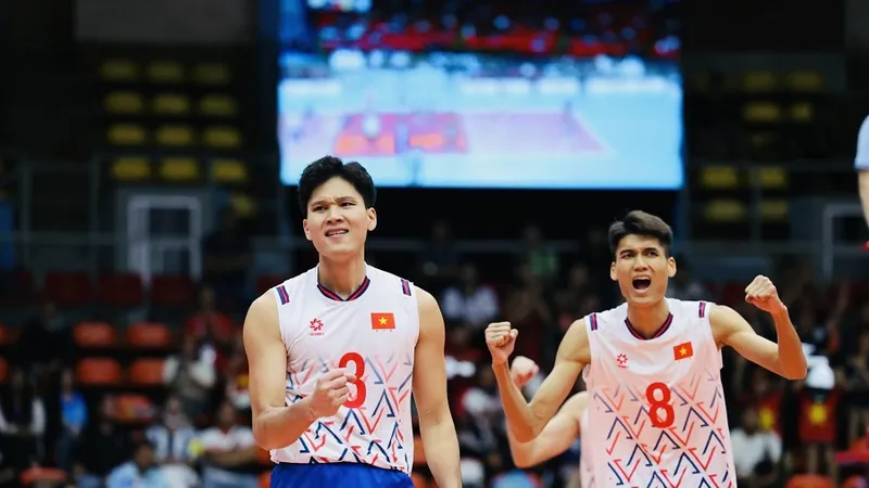 Dương Văn Tiên (3) dự kiến khoác áo đội nam Công an TPHCM ở giải vô địch quốc gia 2026 sau khi chia tay đội Sanest Khánh Hòa. Ảnh: DŨNG PHƯƠNG