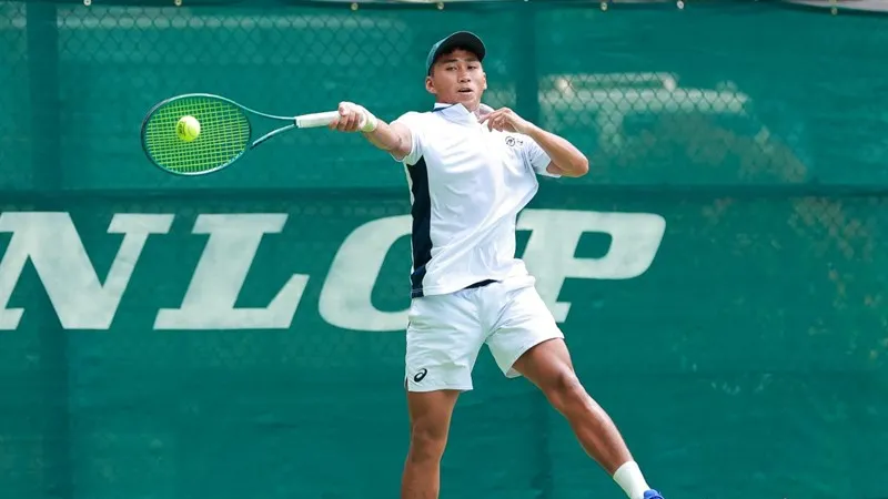 Tay vợt Vũ Hà Minh Đức sẽ thi đấu giải ATP Challenger 50 ở Phan Thiết (Lâm Đồng). Ảnh: VTF