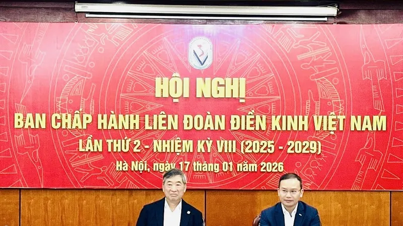 Liên đoàn điền kinh Việt Nam là hội viên Ủy ban Olympic Việt Nam. Ảnh: MINH MINH